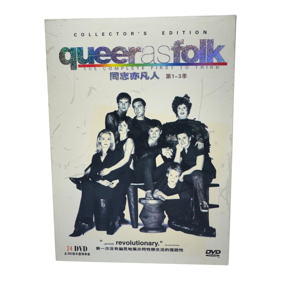 Rare Queer As Folk Seasons 1-3 24 DVD Collector Edition Asian Import OOP